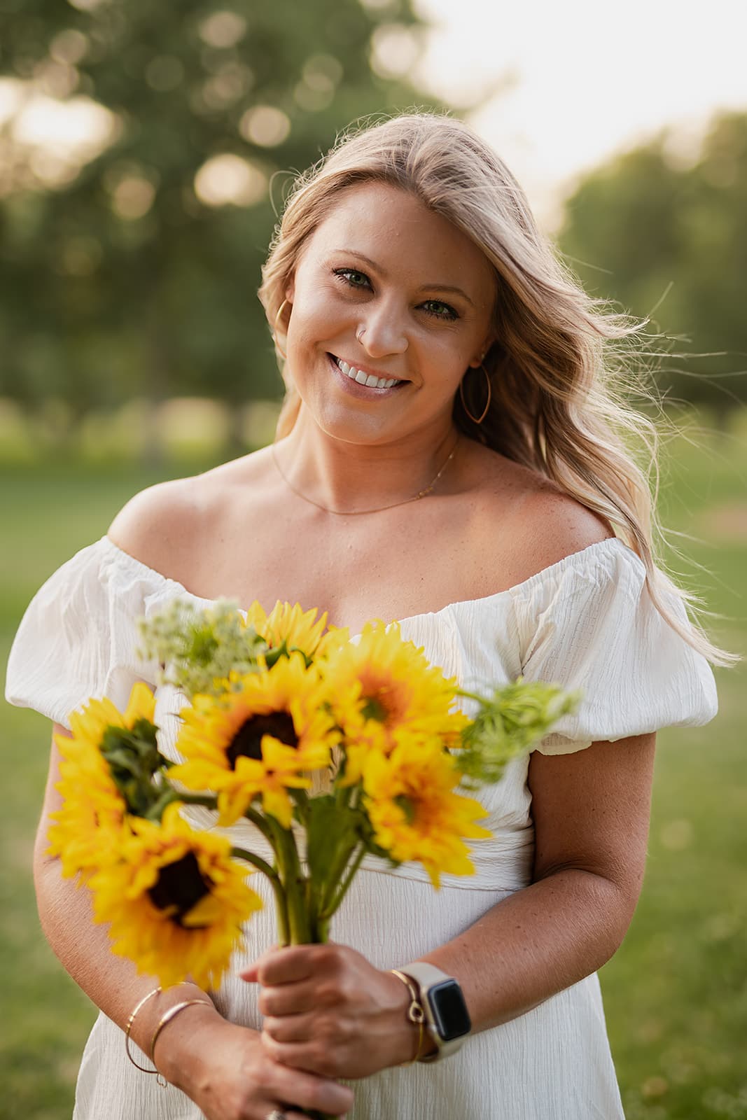 Radiant expectant mother